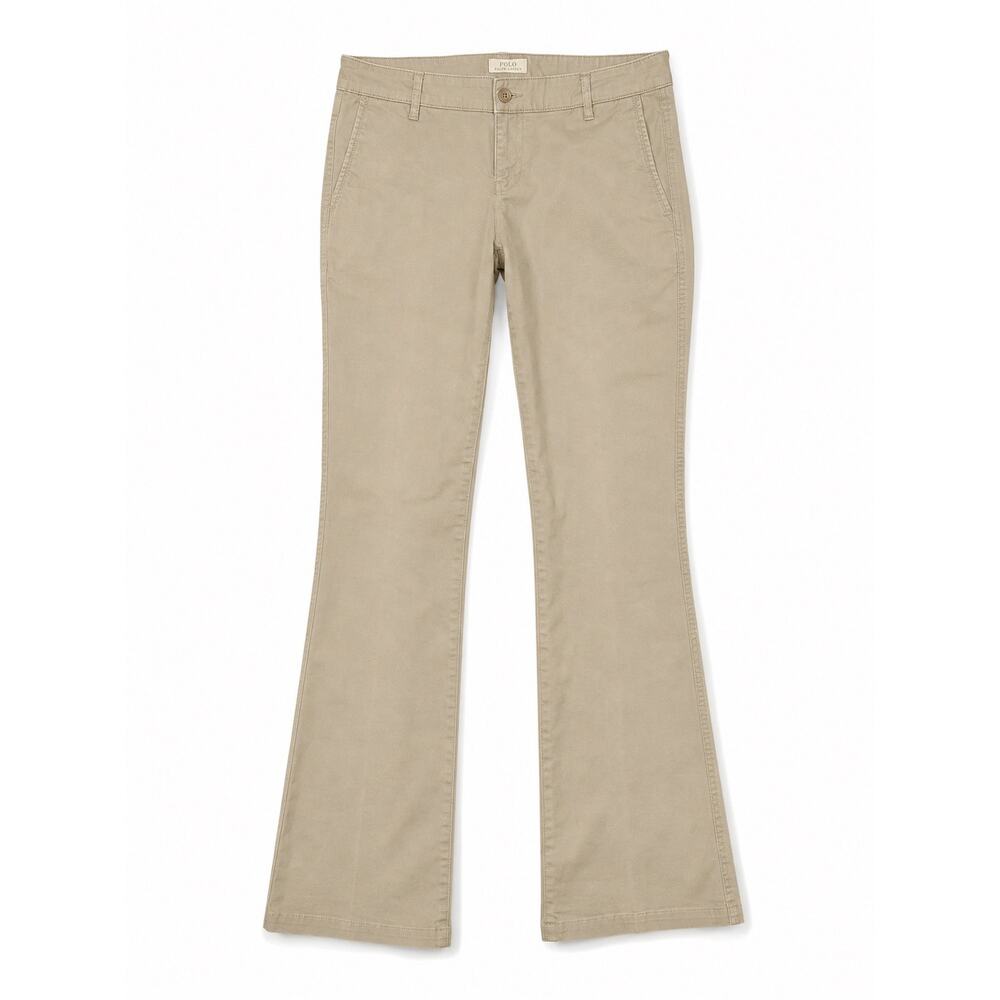 Vintage Polo Jeans Co. Ralph Lauren Beige Low Rise Bootcut Pants Size 2
